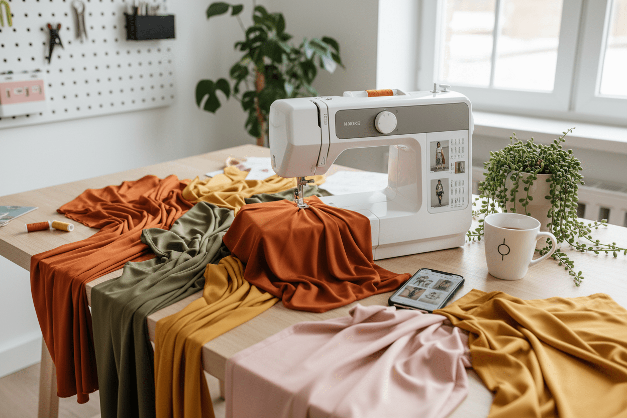 katoen print - Stitch & Sew 