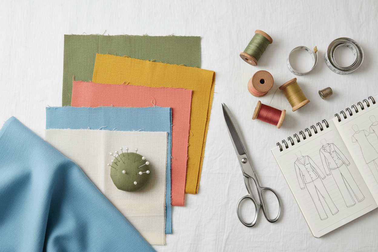 Katoen uni - Stitch & Sew 