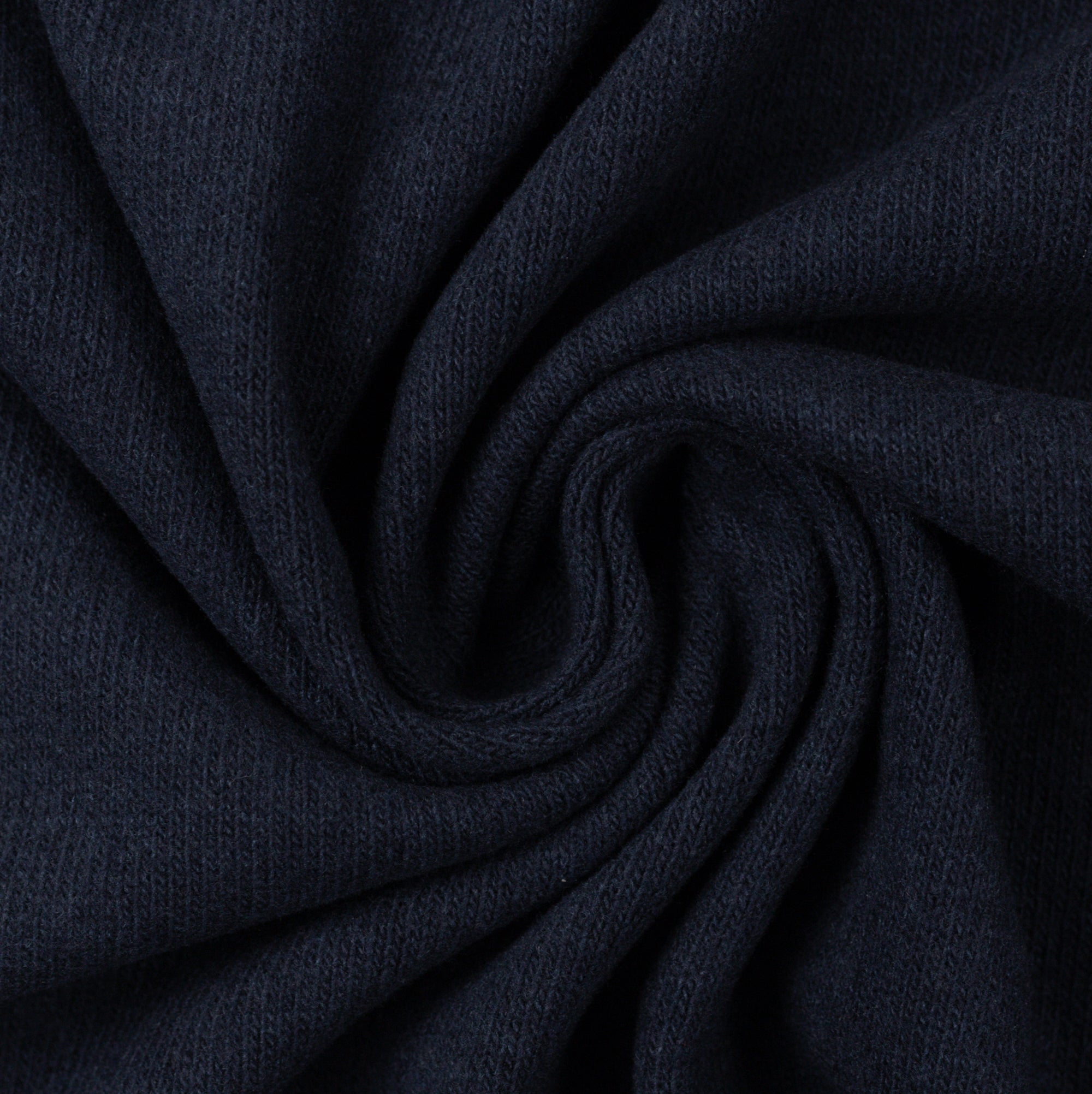 Bono – Donker Blauw – Gebreide Stof met Zachte Binnenkant | Made in Italy | Stitch & Sew