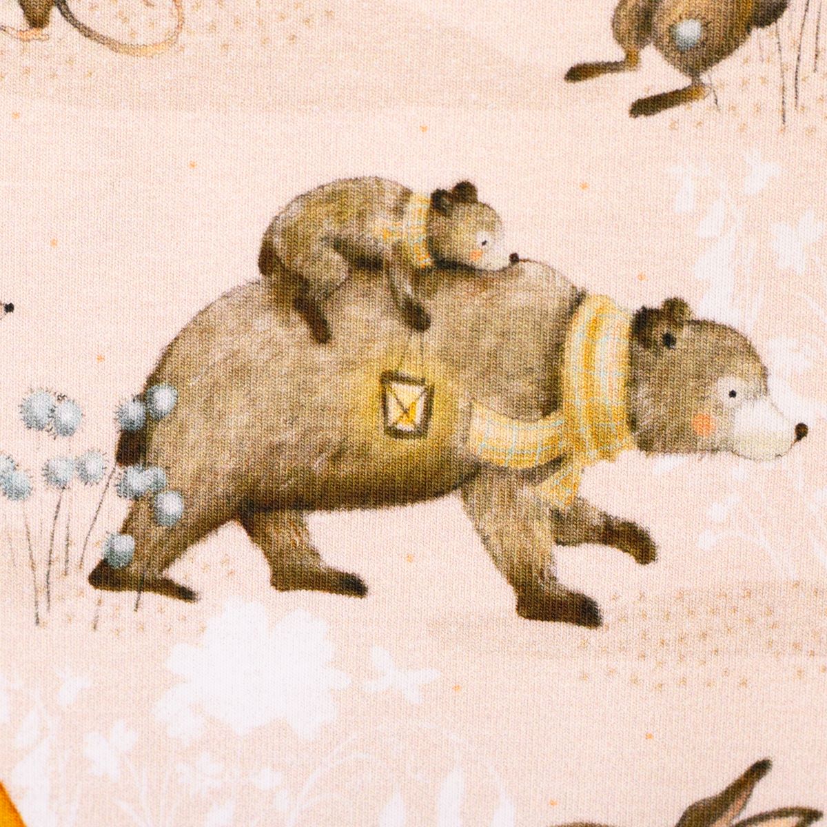 Katoen Jersey – Bosdierenprint