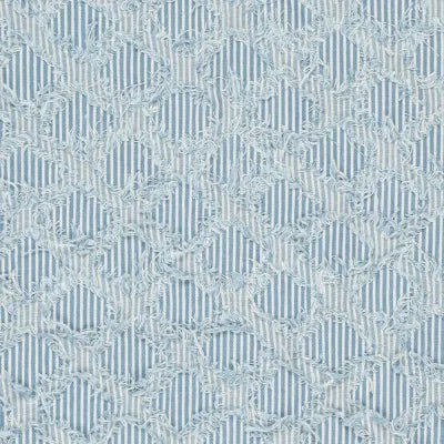 Denim Ruffle Stripes Lichtblauw