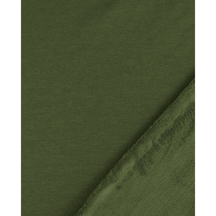 Alpen Sweat Cotton – Donker Groen | Warme Tweelaagse Alpen Fleece