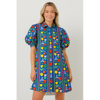 Karina+Kind Poplin Bloemen & Strepen | Per 50 cm
