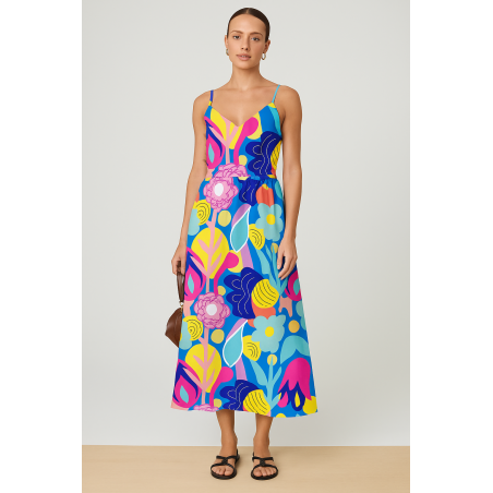 Karina+Kind Poplin Bloemenprint | Per 50 cm