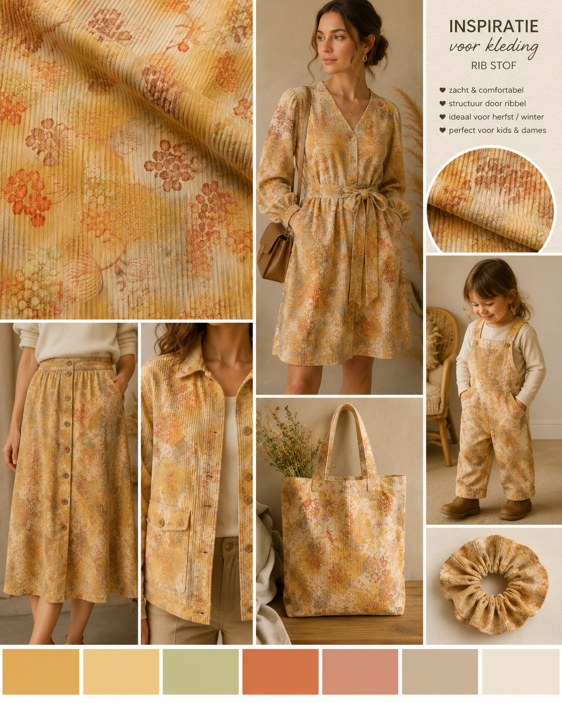 Tie Dye 21W Corduroy Dandy Yellow