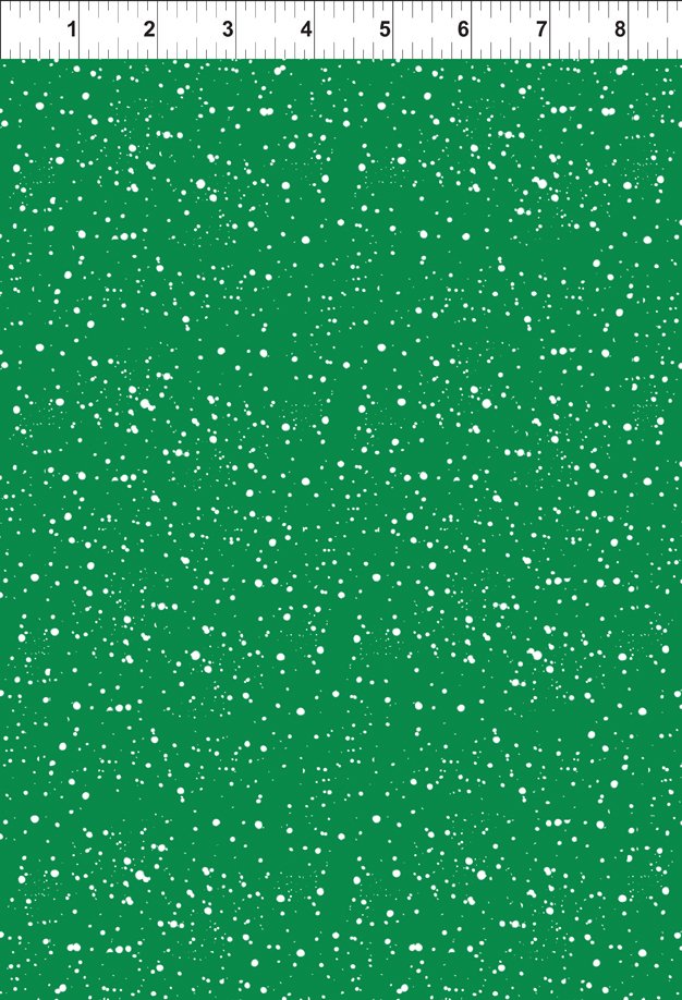 “Katoenen kerststoffen uit de Joy, Peace and Love collectie van In The Beginning Fabrics – sneeuwpoppen, kerstbomen en feestelijke prints”