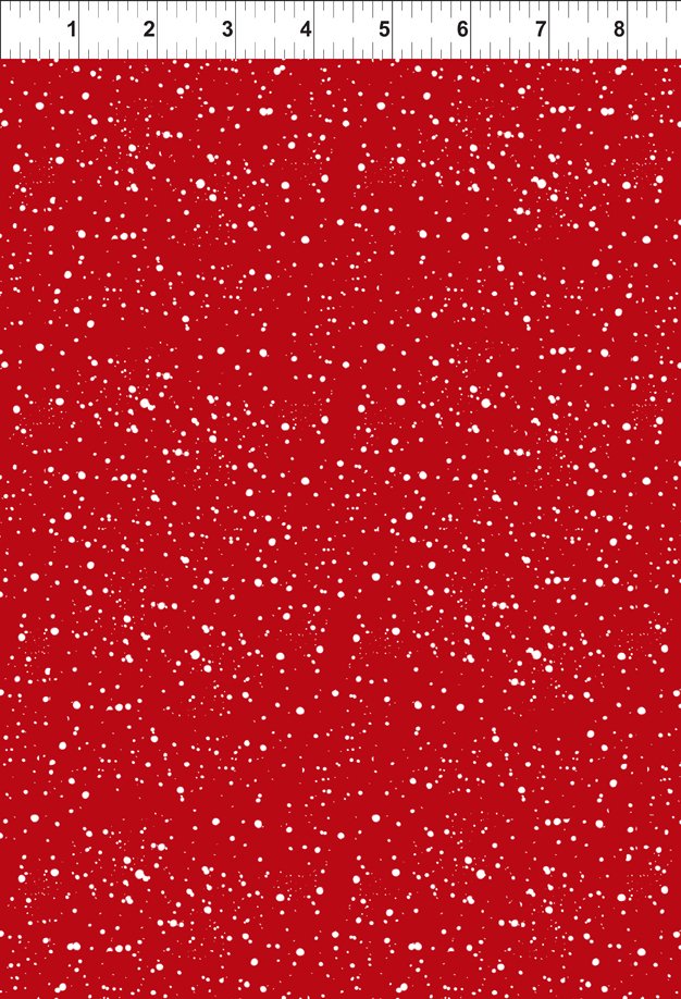 “Katoenen kerststoffen uit de Joy, Peace and Love collectie van In The Beginning Fabrics – sneeuwpoppen, kerstbomen en feestelijke prints”