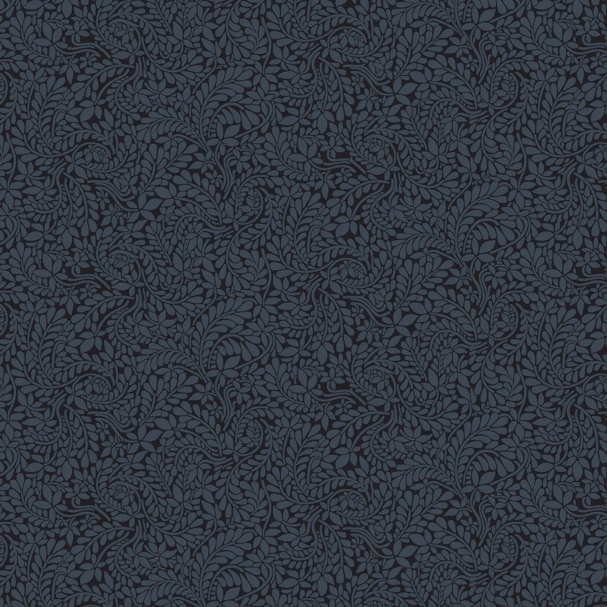 Katoenen stof met subtiel bladmotief uit de York Fern collectie van Liberty Fabrics