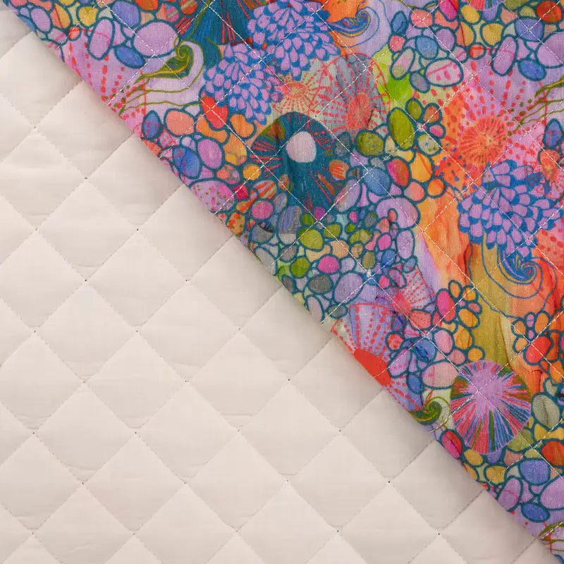 Bambino Digital Print K44039‑180 – Lichtgewicht 100% Katoen Mousseline Stof quilted