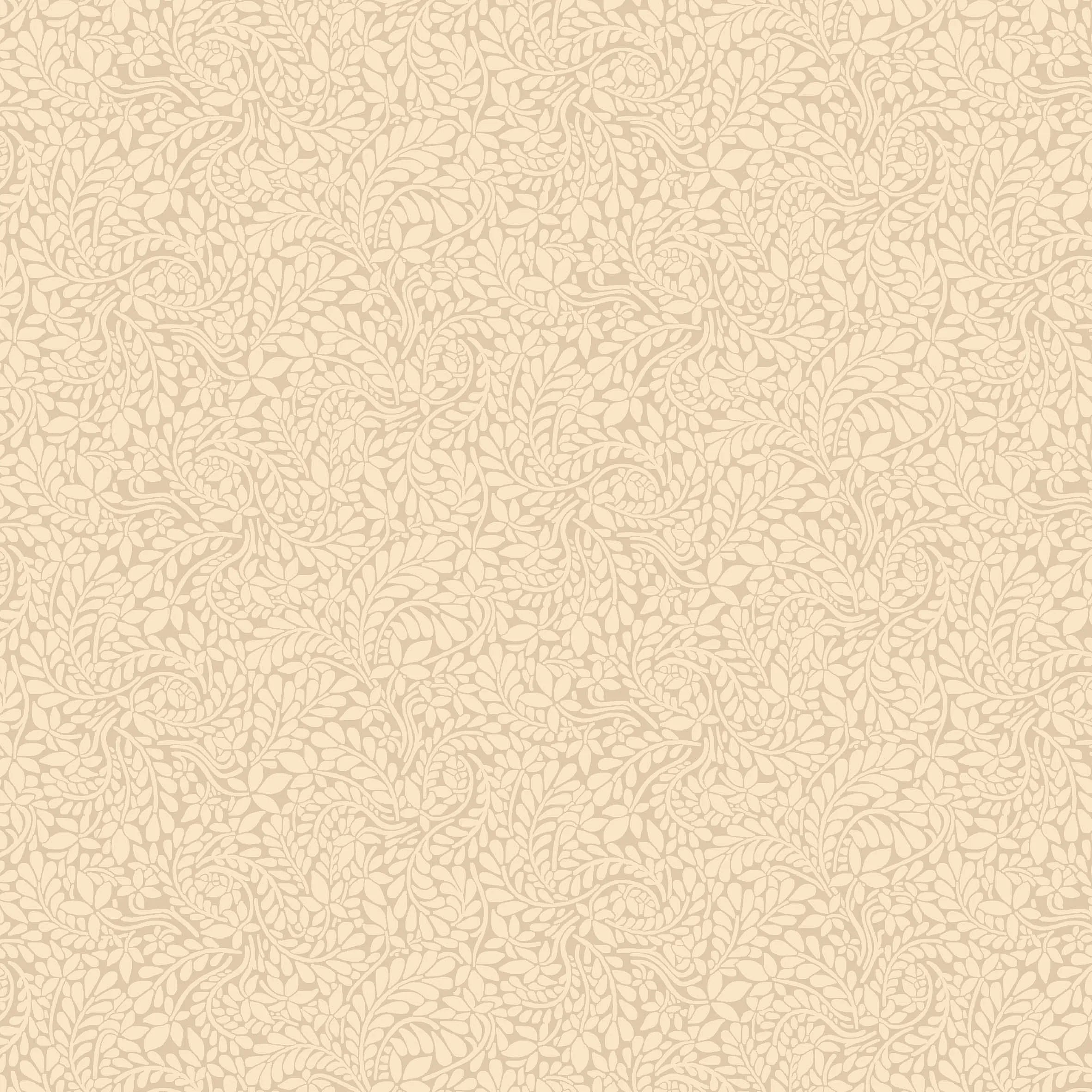 Katoenen stof met subtiel bladmotief uit de York Fern collectie van Liberty Fabrics