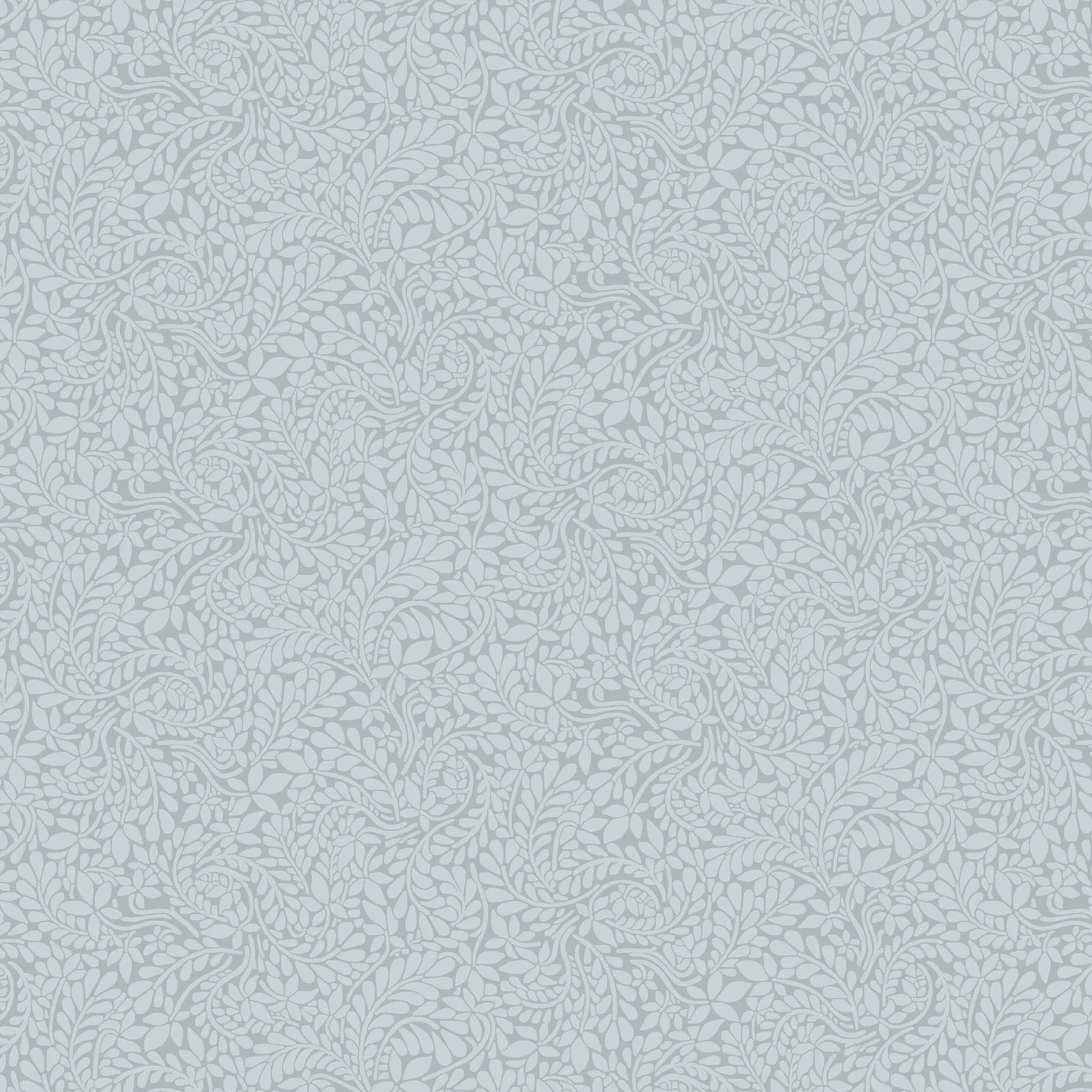 Katoenen stof met subtiel bladmotief uit de York Fern collectie van Liberty Fabrics