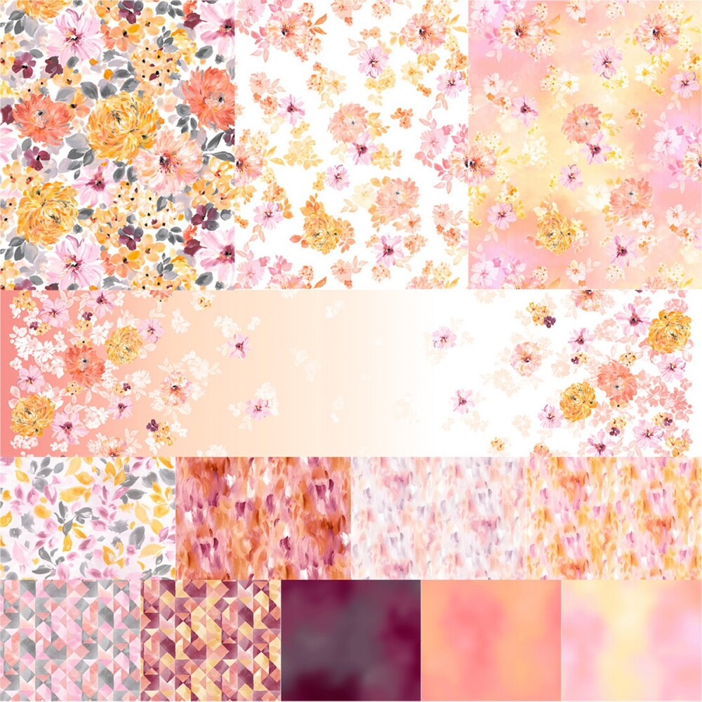 Painted Patels Quiltstof – Meerdere Kleuren | Stitch & Sew