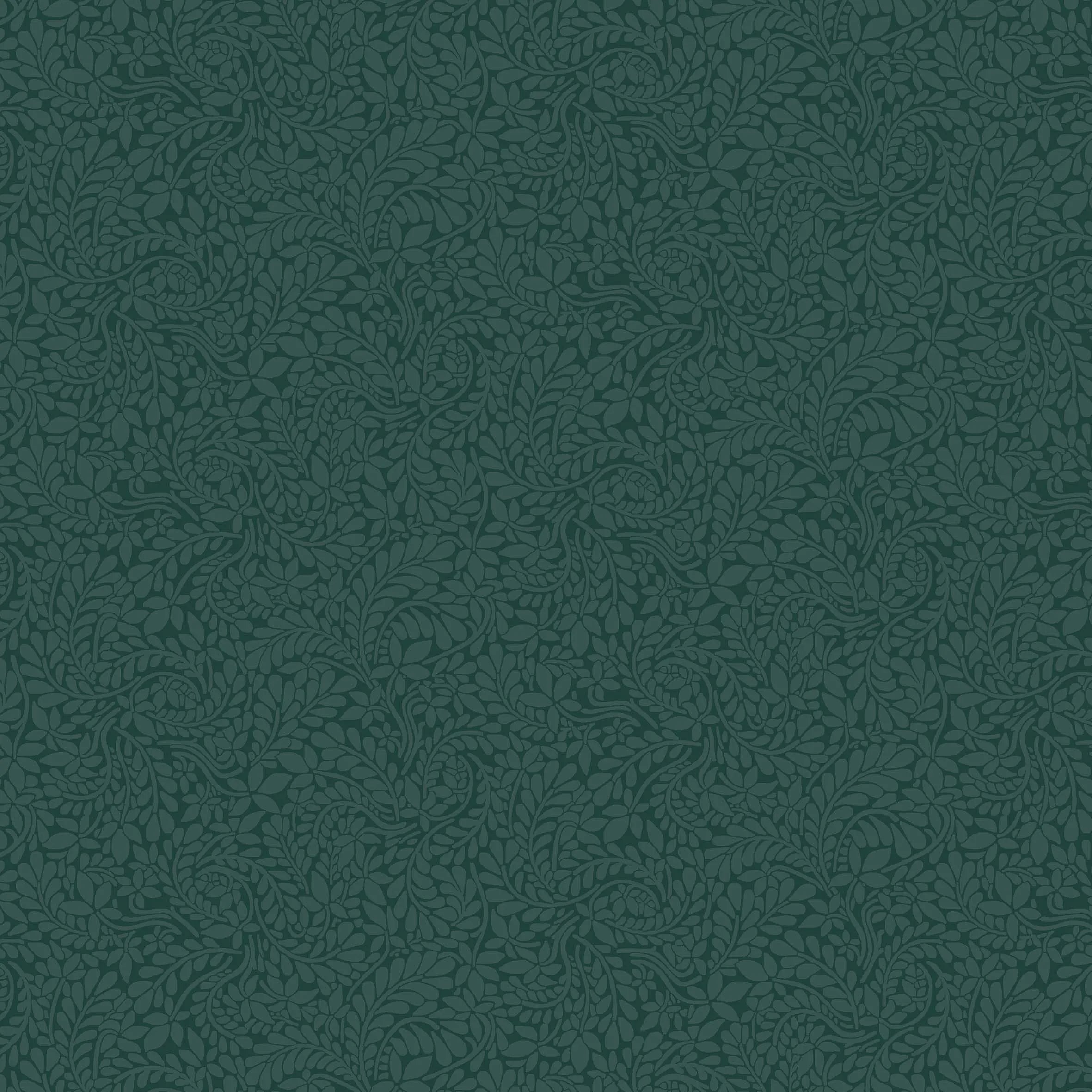 Katoenen stof met subtiel bladmotief uit de York Fern collectie van Liberty Fabrics