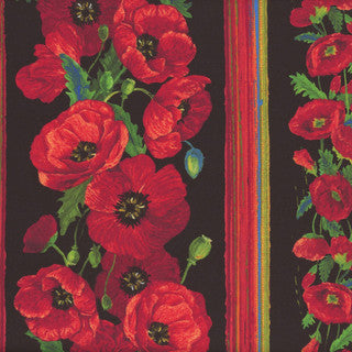 poppy dreams quilt stof