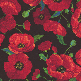 poppy dreams quilt stof