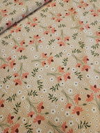 Avalana Jersey – Bloemenprint | Zandbeige - Stitch & Sew