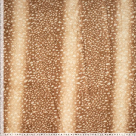 Knit PL Fur Bambi – Polyester Dierenprint Stof, 175 cm Breed, 390 g/m²