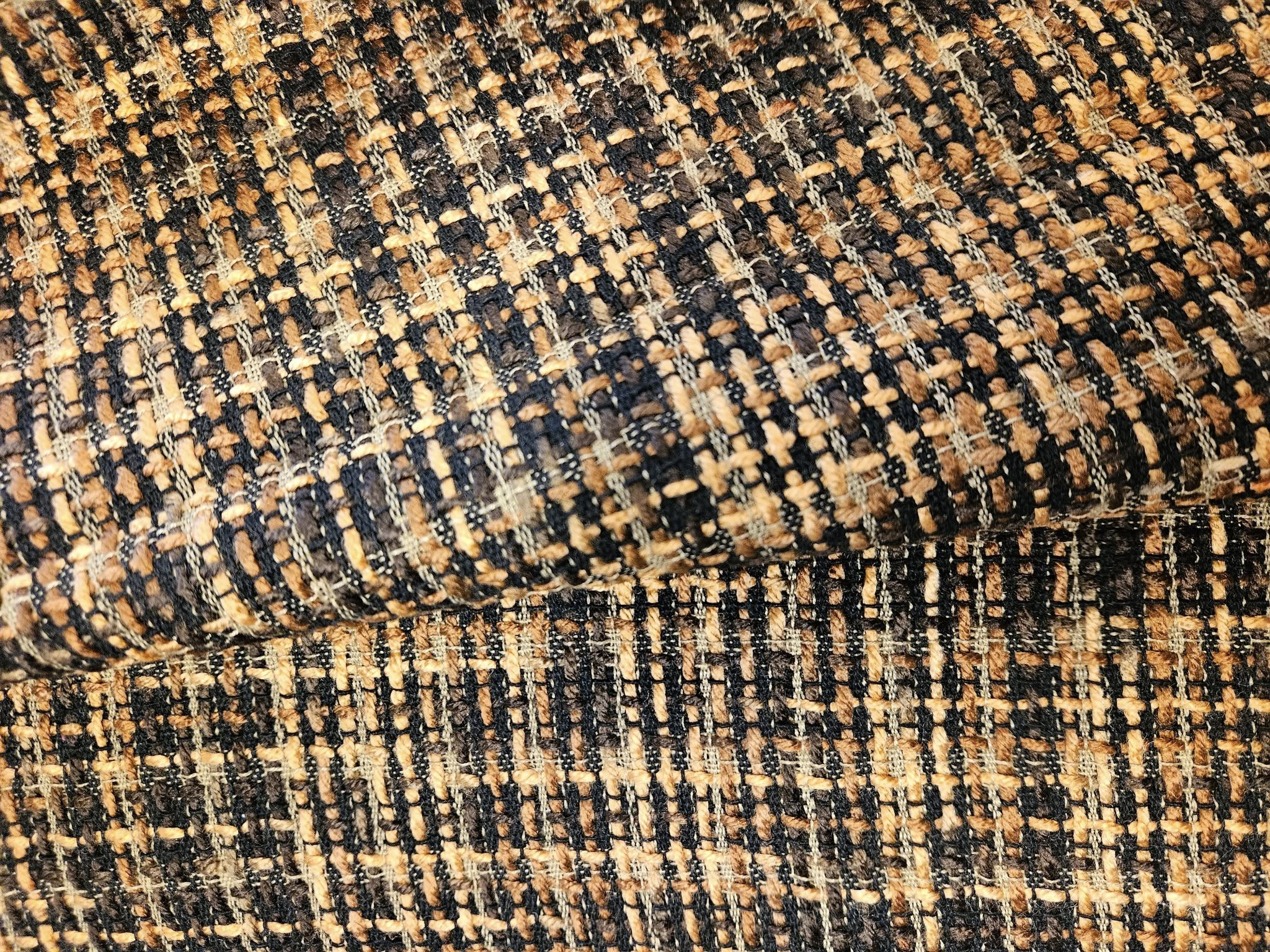 Bouclé Mantelstof – Classic Camel Check - Stitch & Sew