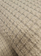 Bouclé mantelstof wit met zilverdraad – chic winter bouclé - Stitch & Sew