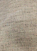 Bouclé Stof Pastelkleuren – Elegante Lichte Mantelstof - Stitch & Sew