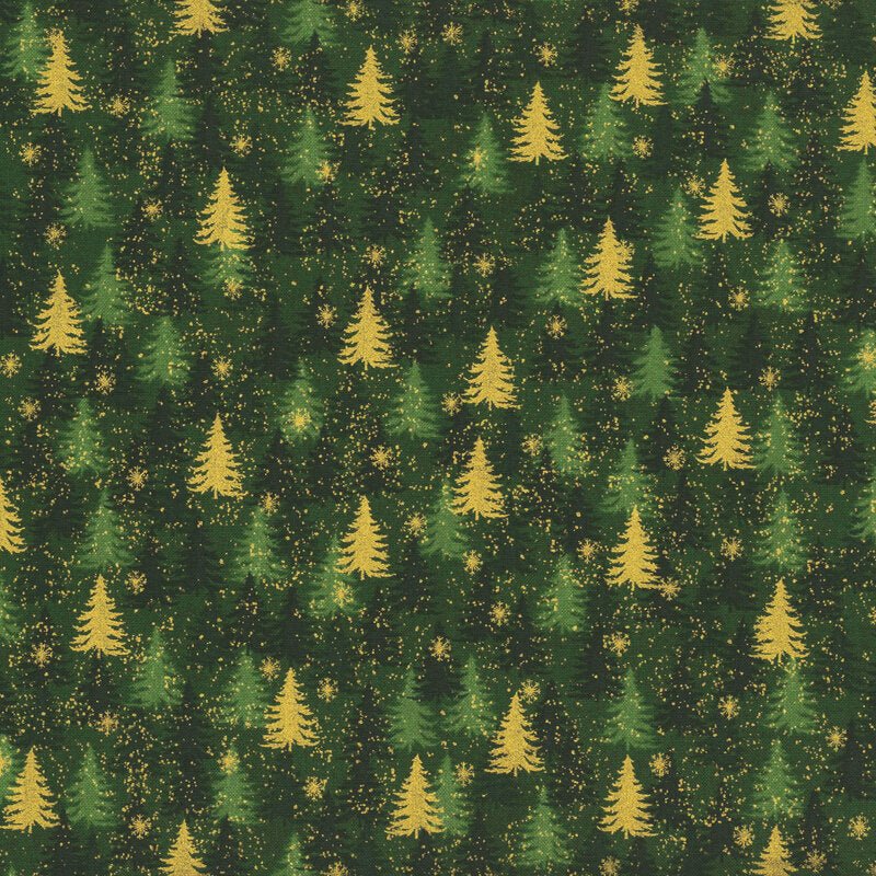 Christmas Stars – Green Gold – 008 | Stitch & Sew - Stitch & Sew