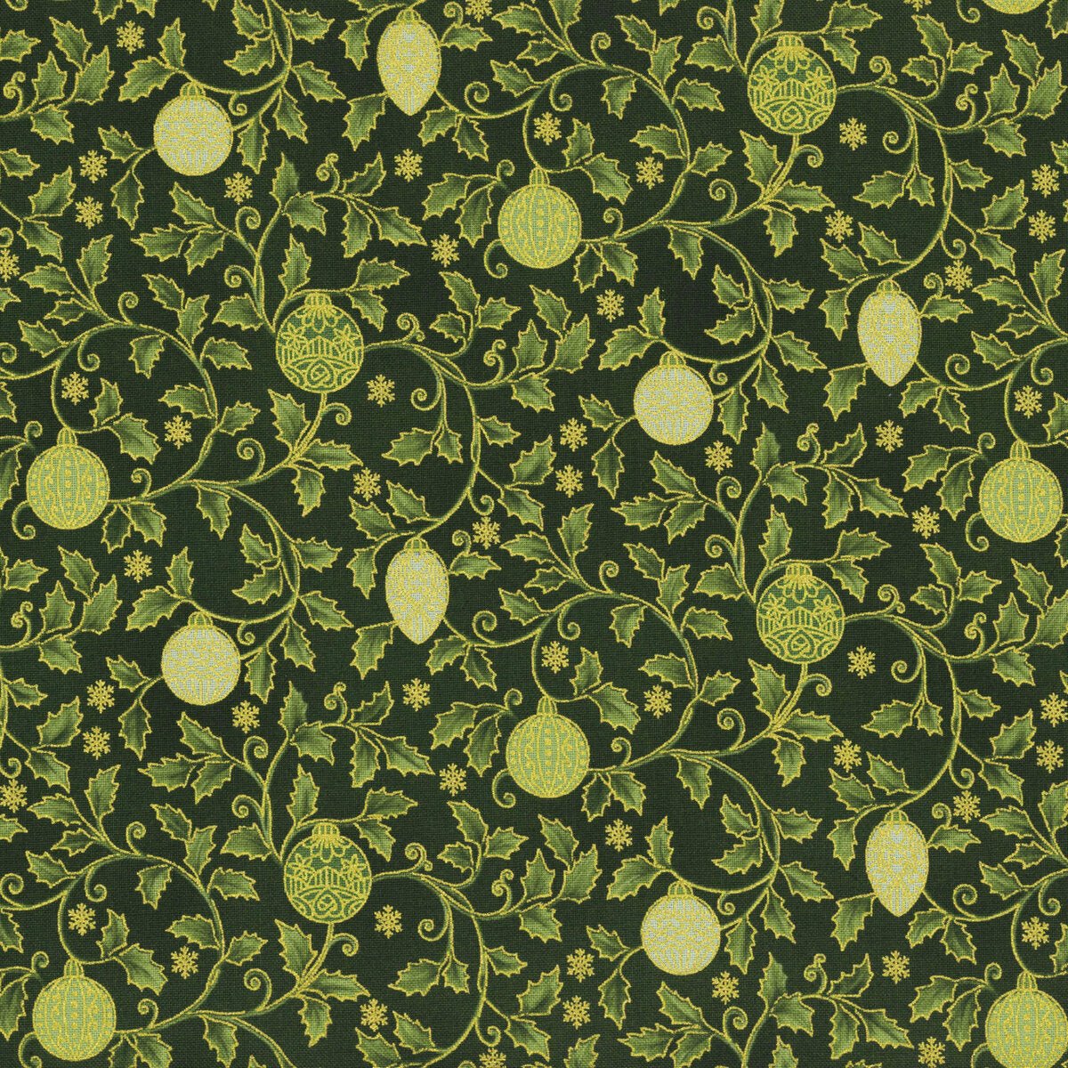 Christmas Stars – Green Gold – 009 | Stitch & Sew - Stitch & Sew
