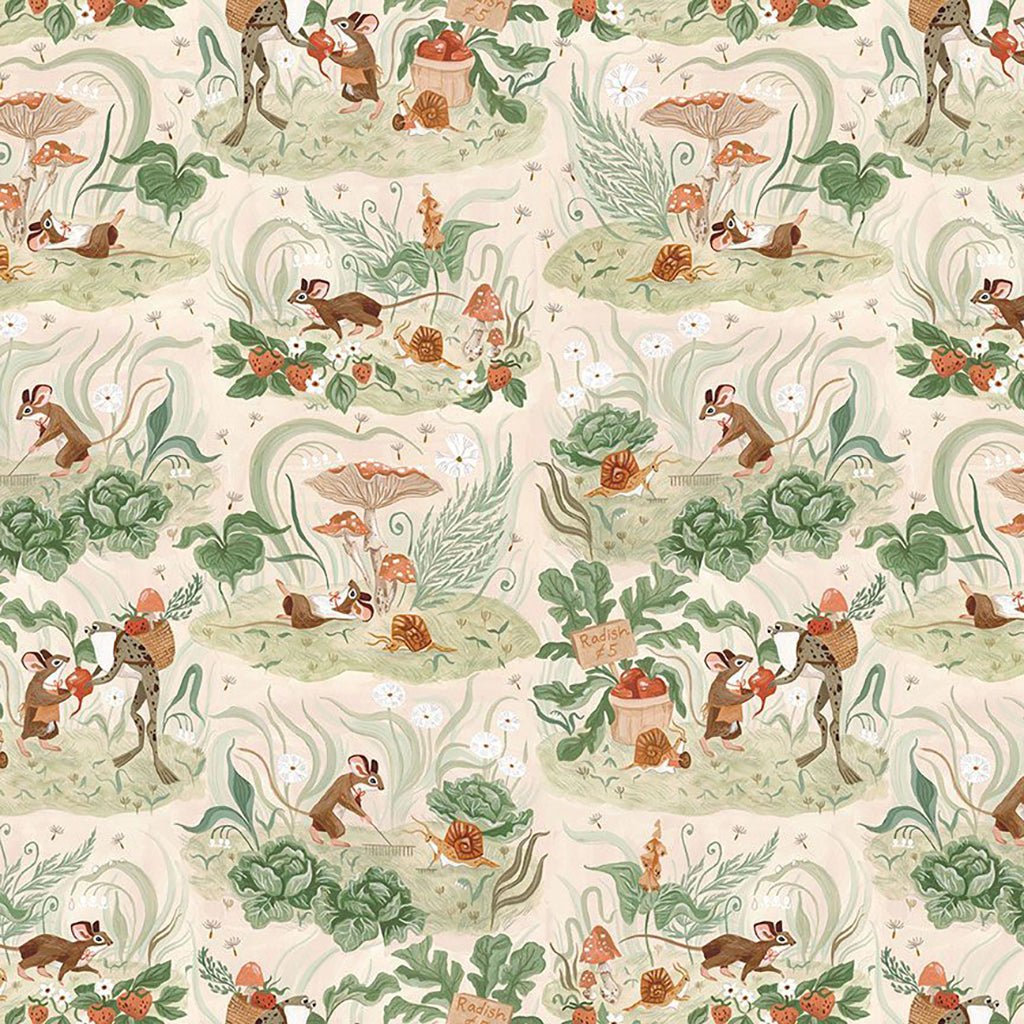 Country Mouse R3256 Vanilla – 100% katoen met illustraties | Stitch & Sew - Stitch & Sew
