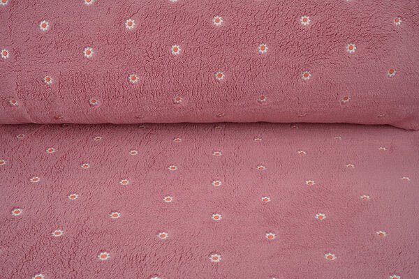 Curly Teddy Embroidered - Camilla Pink - Stitch & Sew