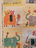Elephant Joy Quiltstof – per blok (10 cm) - Stitch & Sew