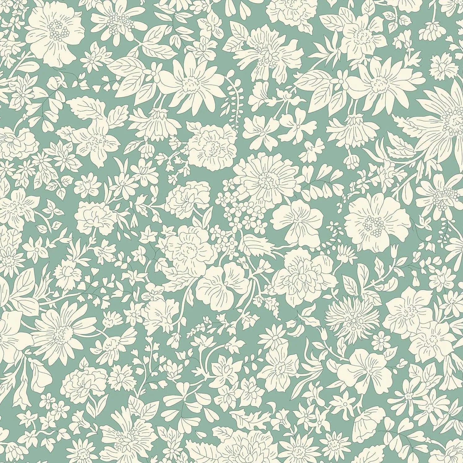Emily Blossom – Tijdloze Bloemen liberty quilt katoen - Stitch & Sew