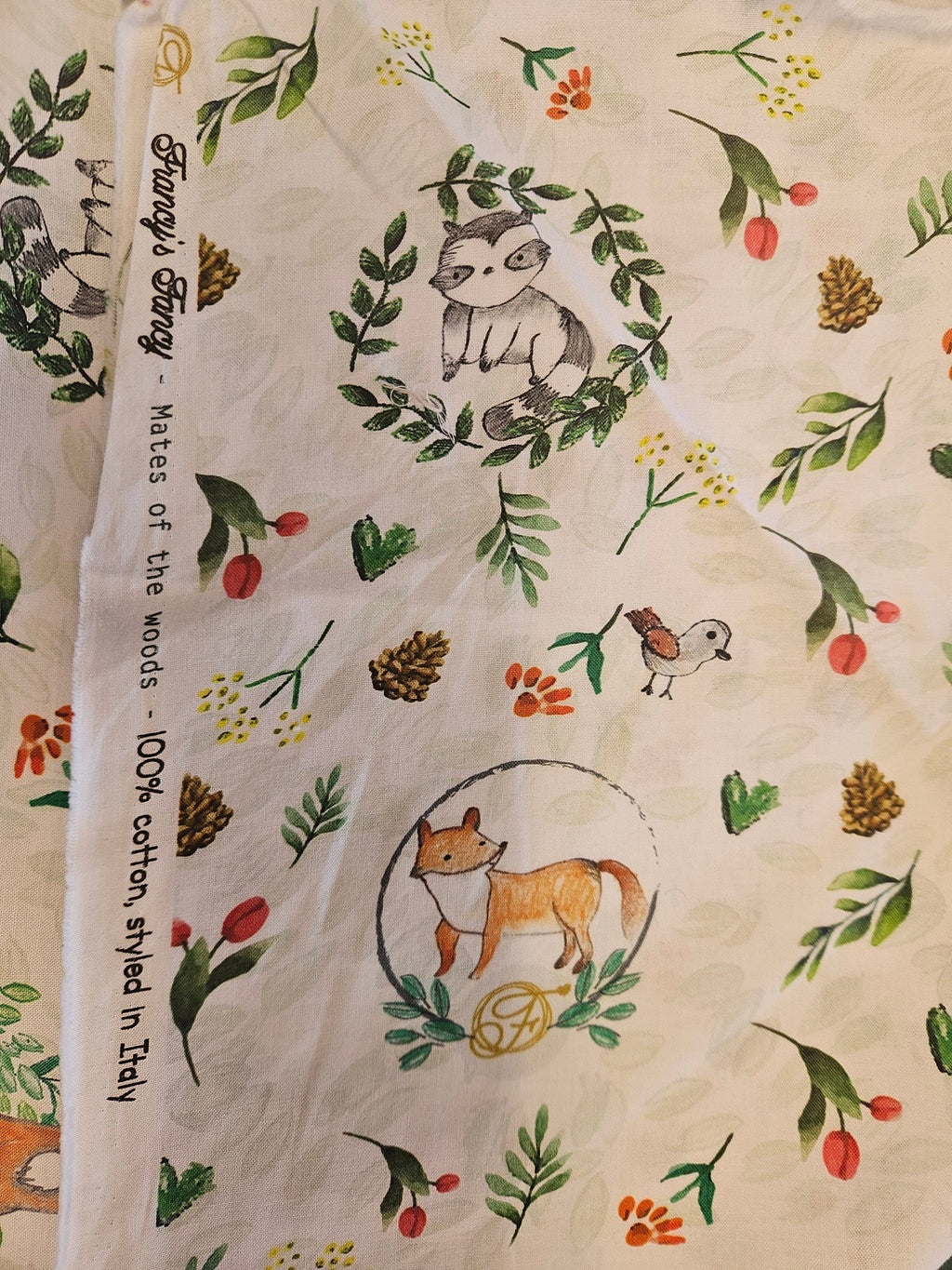 Fancy's Fancy Quilt Stof – Mates of the Woods | 100% Katoen - Stitch & Sew