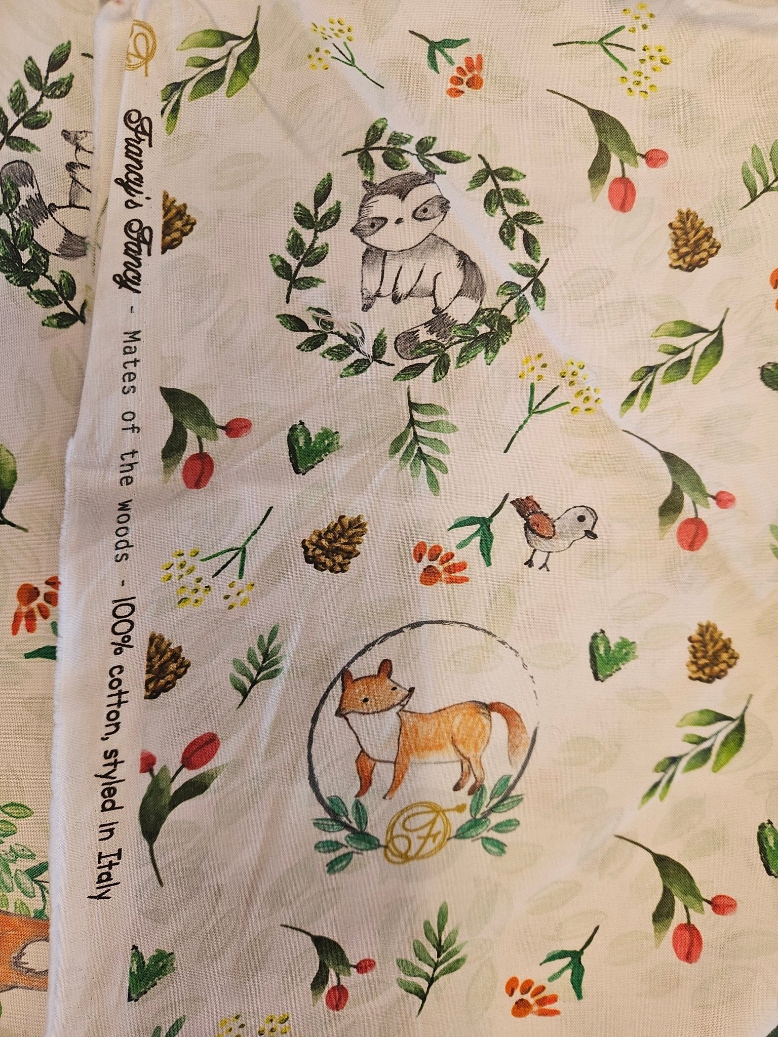 Fancy's Fancy Quilt Stof – Mates of the Woods | 100% Katoen - Stitch & Sew