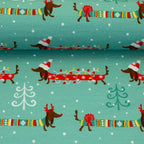 French Terry – Teckelprint (zachte sweatstof) - Stitch & Sew
