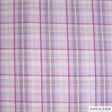 Fuchsia & Blue Fluor Madras geruite stof KATIA - Stitch & Sew