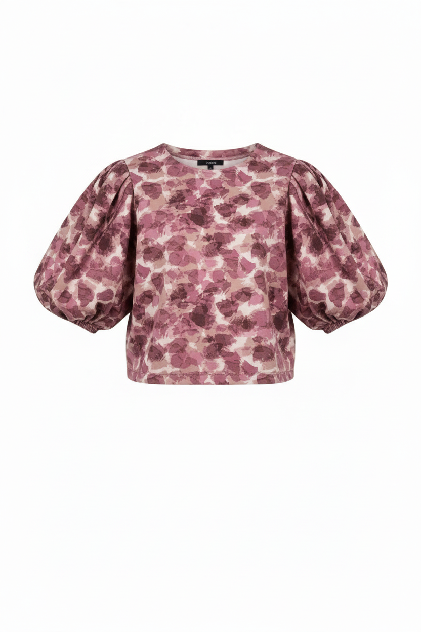 Gaëlle trui roze/mauve French Terry