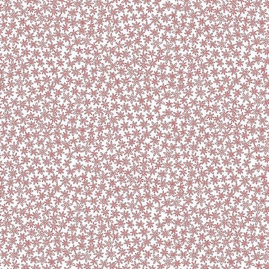 Garden Redwork – Bloem wit klein - Stitch & Sew