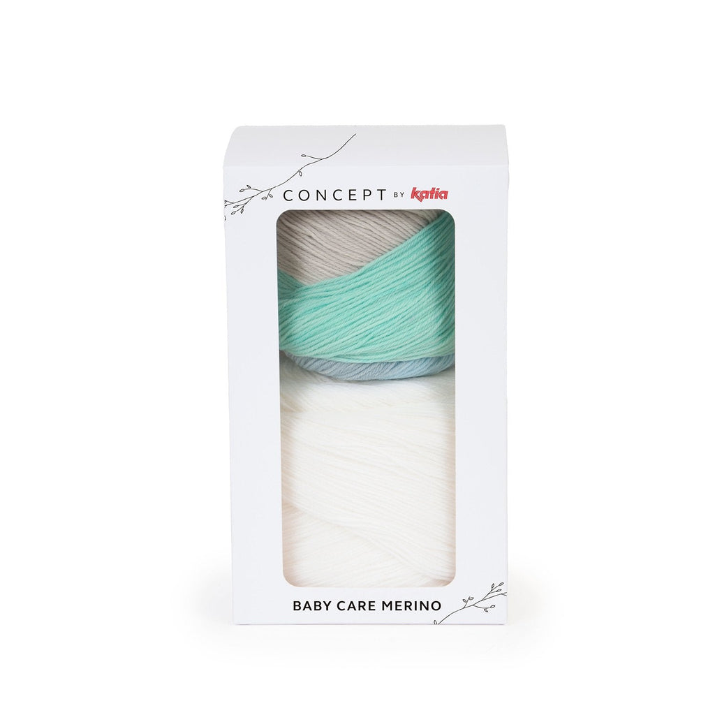 Garen voor babydekens Baby Care Merino van Concept by Katia 100% Biologische Merino wol Chloorvrij - Stitch & Sew