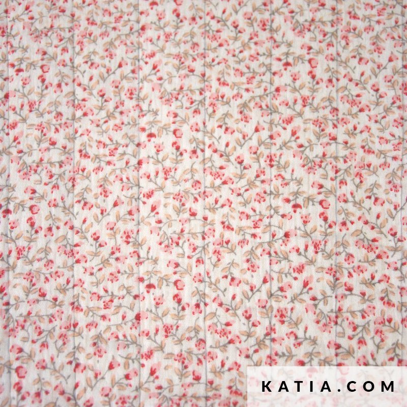 Gewatteerde mousseline “Country Flowers” – Romantisch én functioneel