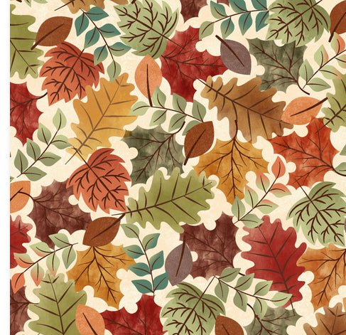 Hello Autumn Bias Plaid – Bladeren | Stitch & Sew - Stitch & Sew
