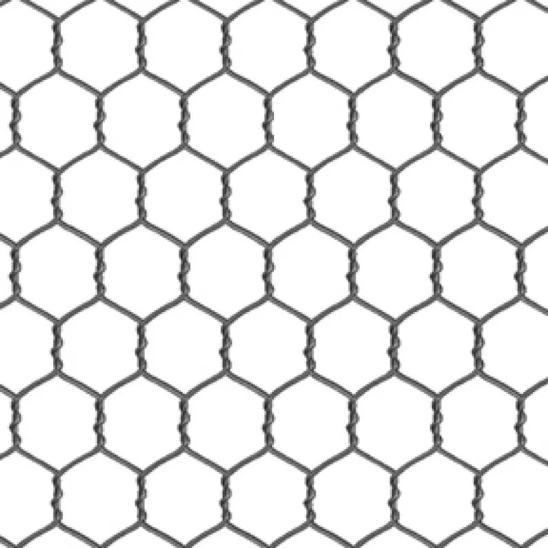 Quiltstof Chicken Wire White – Elizabeth's Studio 355