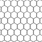 Quiltstof Chicken Wire White – Elizabeth's Studio 355