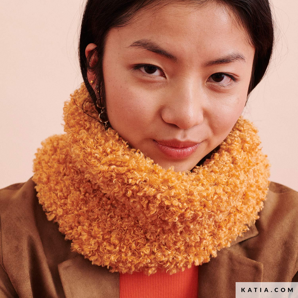 DIY-breipakket col met Katia WOW-Loopy – inclusief patroon