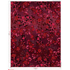 KN10020-11 Autumn Flora cotton spandex stof – technische tekening bordeaux bloemenprint