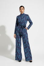 Inspiratie moderne jumpsuit look van Roma Indian Flowers stof