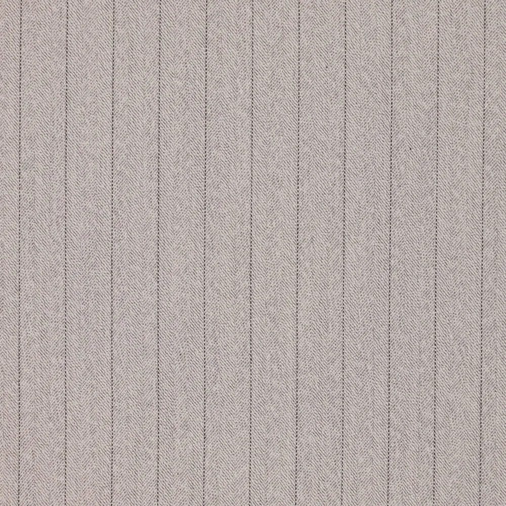 Pincy Stripes klassieke grijze visgraatweefstof met fijne pinstripes