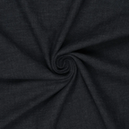 90205 Washed Wooly Jeans zwart stof gedrapeerd