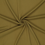 Olijfgroene Woven Bamboo twill in gedraaide drapering