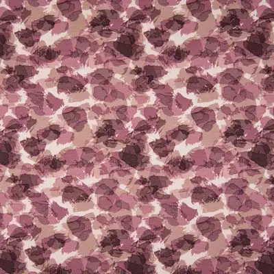 GOTS Organic French Terry - abstract luipaardprint roze mauve