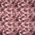 GOTS Organic French Terry - abstract luipaardprint roze mauve