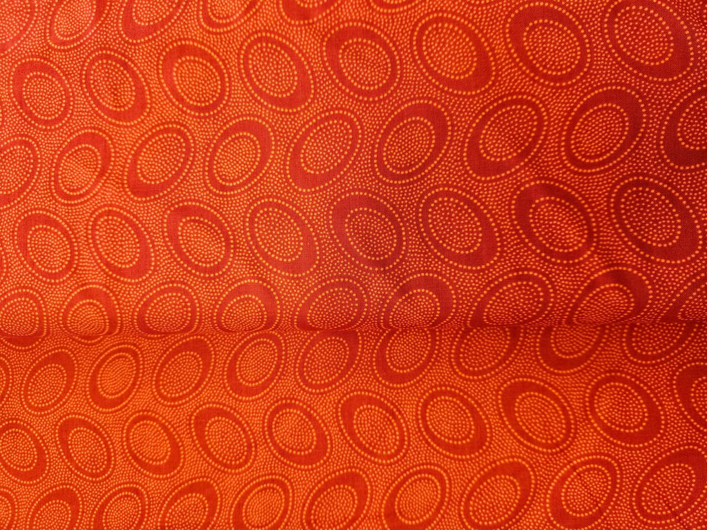 Kaffe Fassett Aboriginal Dot GP71 – oranje/rood - Stitch & Sew